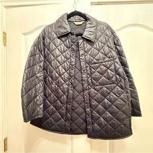 Banana Republic Quilted Black Jacket